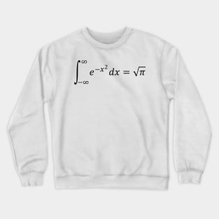 Gaussian Integral Equation Crewneck Sweatshirt